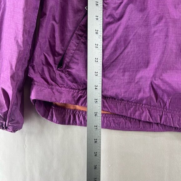 Prana Jacket Womens Sz M Fiona Anorak Windbreaker 1/2 Zip Hoodie Pullover Purple - Picture 11 of 11